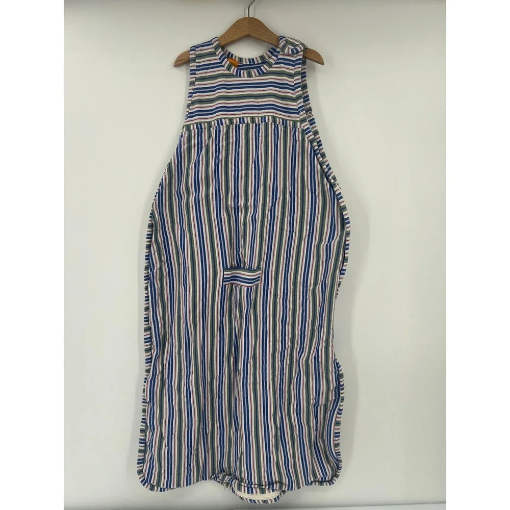 Merino Kids Organic Cotton Go Go Bag Sleep Sack 0.5 TOG Striped Toddler 2-4Y